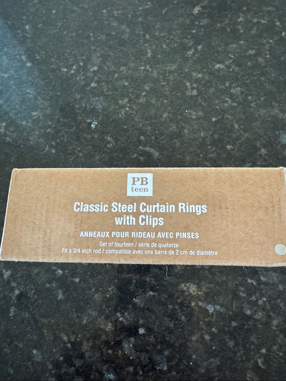 Pottery Barn Teen Brushed Silver Double Hoop Earrings - Picture 3 of 3